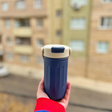 تراول ماگ استیکردار - سرمه ای